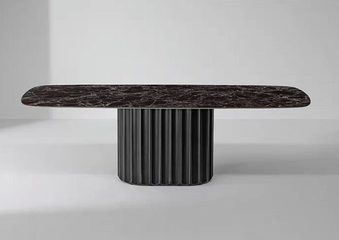 GRAYSON Modern Solid Wood Dining Table - Radical Homes Singapore