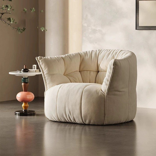 QUILLAN Modern Fabric Lounge Chair - Cassa Haus Singapore