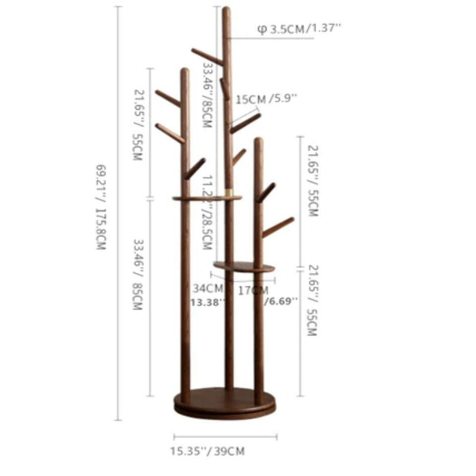 VIKA Rotary Coat Rack - Radical Homes Singapore