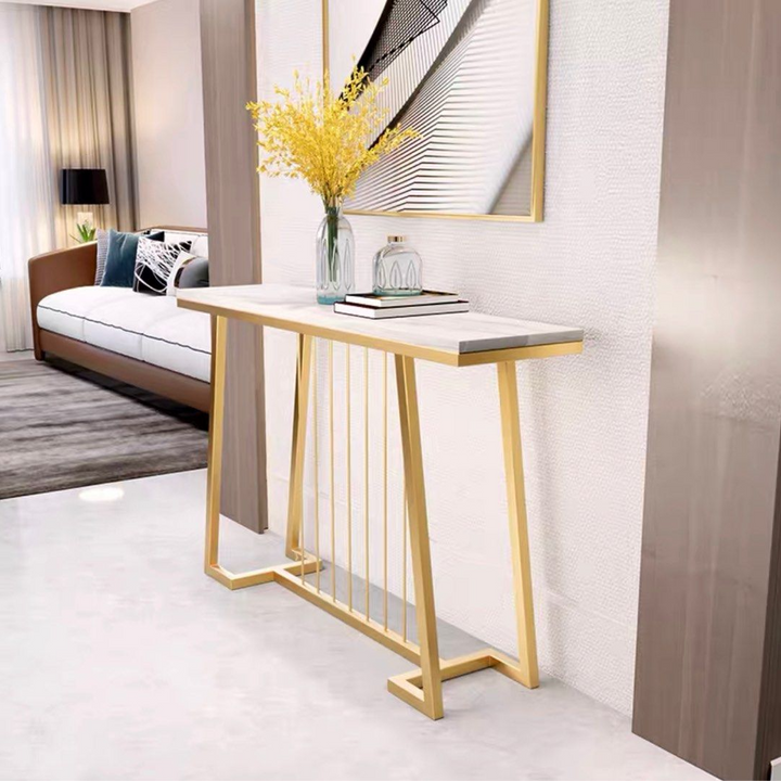 HELENE Modern Marble Console Table - Radical Homes Singapore