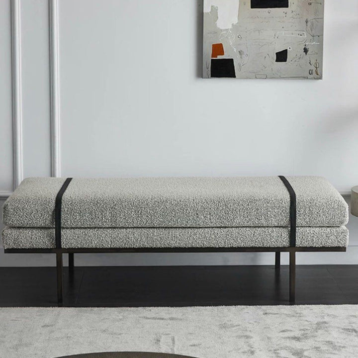 ELYSORA Modern Fabric Bench - Cassa Haus Singapore