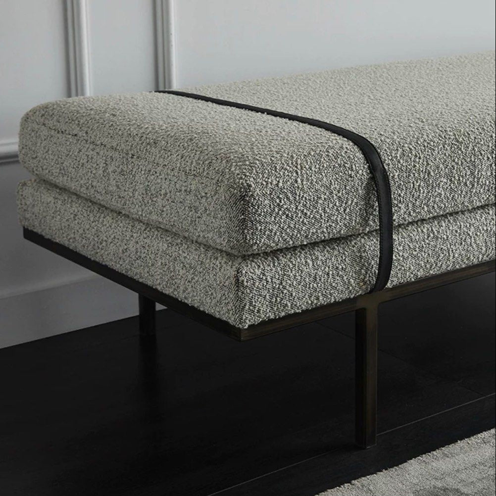 ELYSORA Modern Fabric Bench - Cassa Haus Singapore