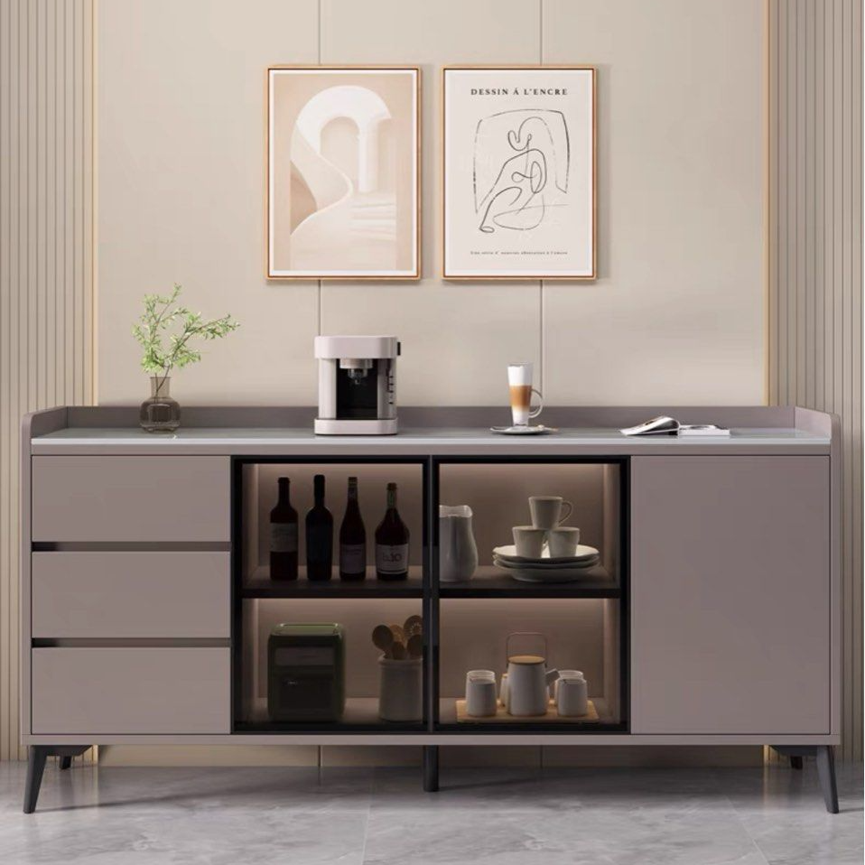 FRANCISCO Modern Sintered Stone Sideboard - Radical Homes Singapore