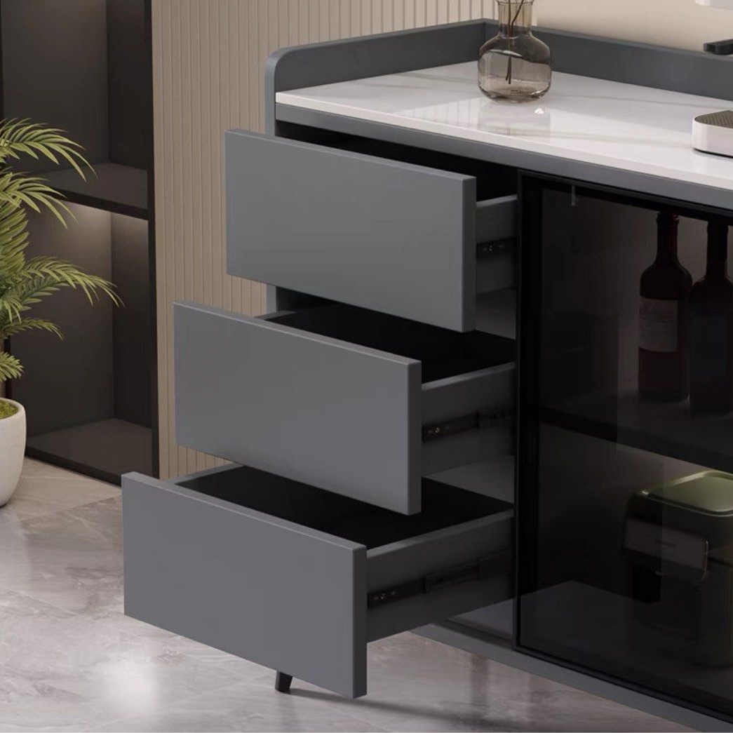 FRANCISCO Modern Sintered Stone Sideboard - Radical Homes Singapore