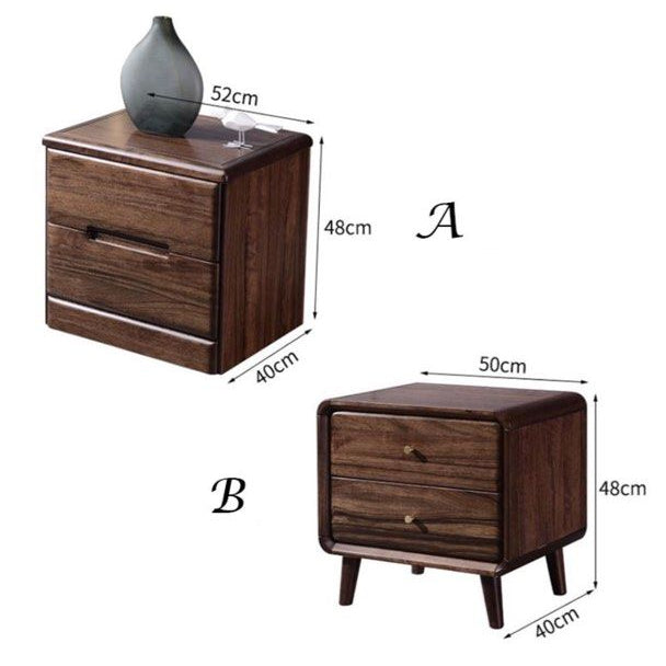 MUZU Japandi Bedside Table - Radical Homes Singapore