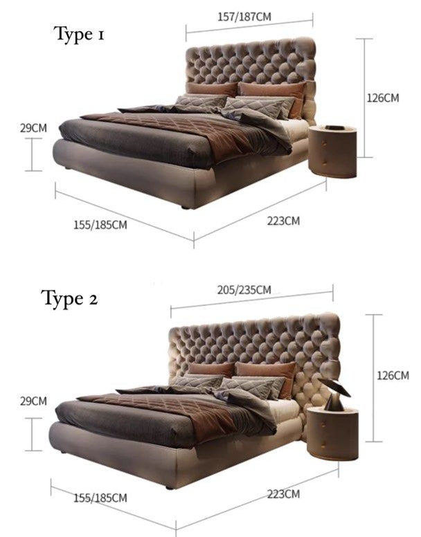 ROVEL Modern Bedframe - Cassa Haus Singapore