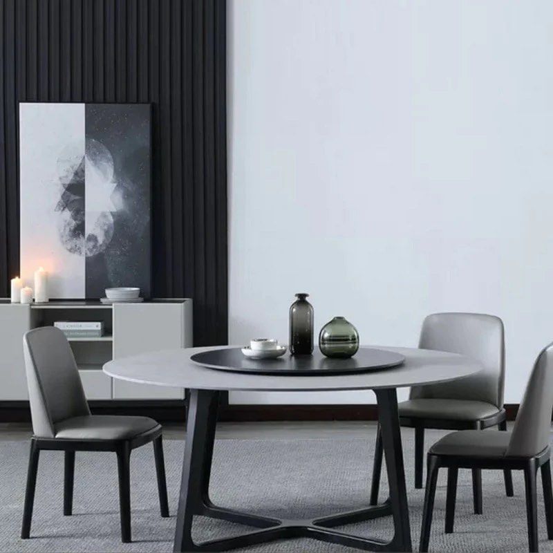MARBELLA Round Marble Dining Table - Cassa Haus Singapore