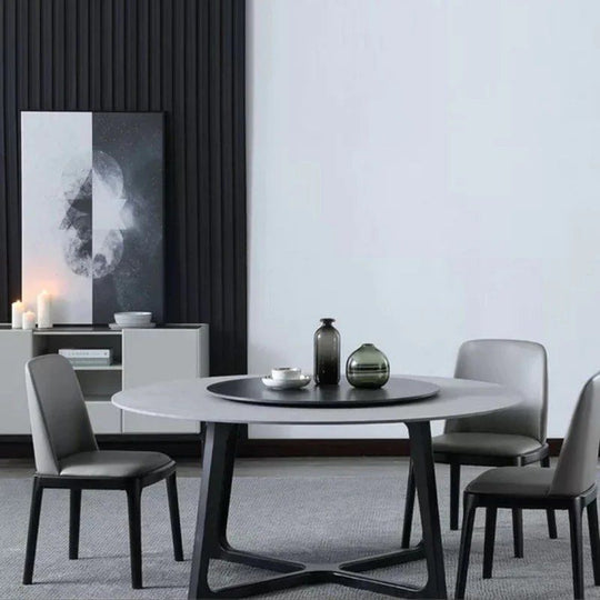 MARBELLA Round Marble Dining Table - Cassa Haus Singapore