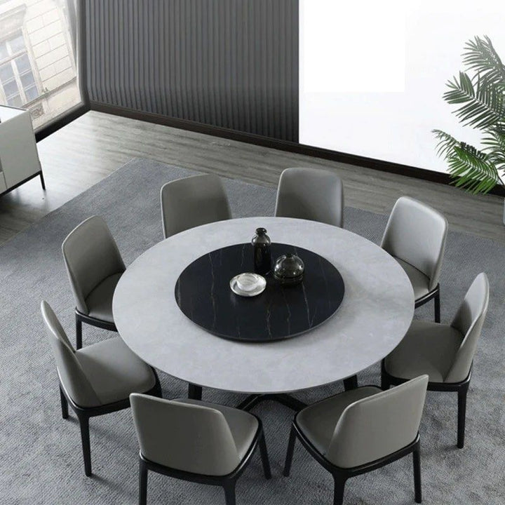 MARBELLA Round Marble Dining Table - Cassa Haus Singapore