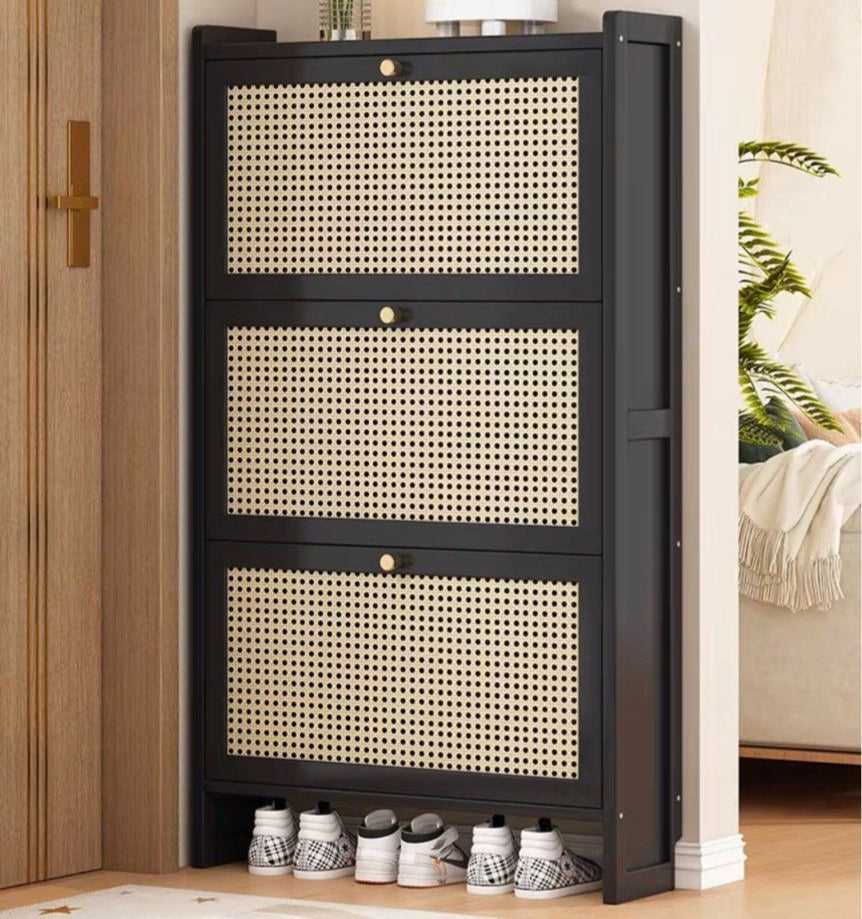 NAT Rustic Shoe Cabinet - Radical Homes Singapore