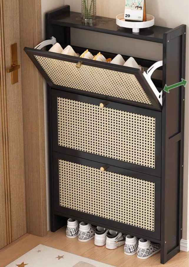 NAT Rustic Shoe Cabinet - Radical Homes Singapore