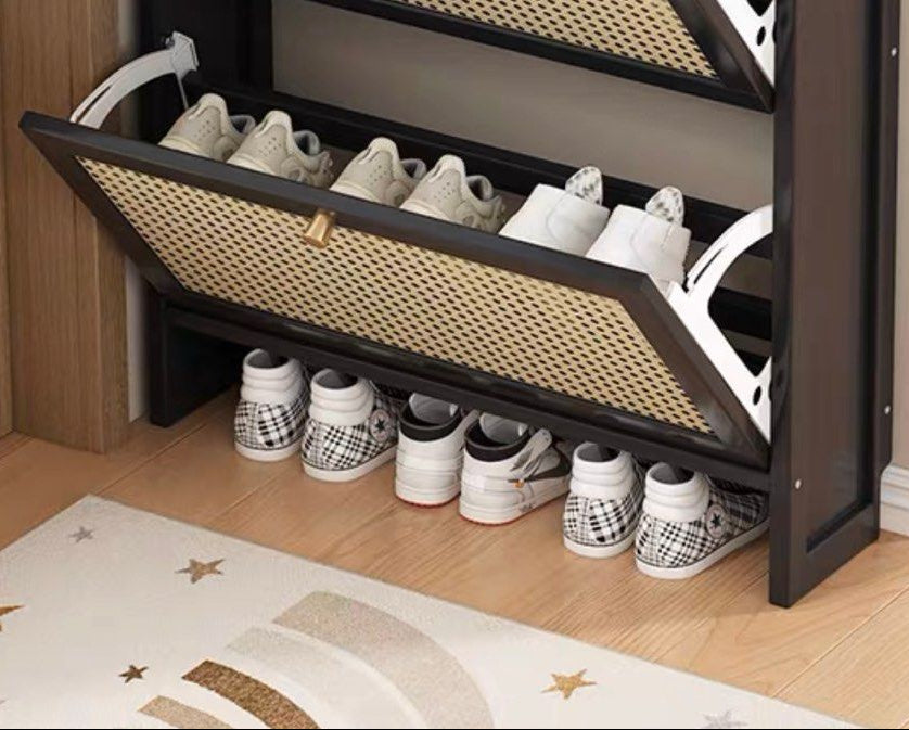 NAT Rustic Shoe Cabinet - Radical Homes Singapore