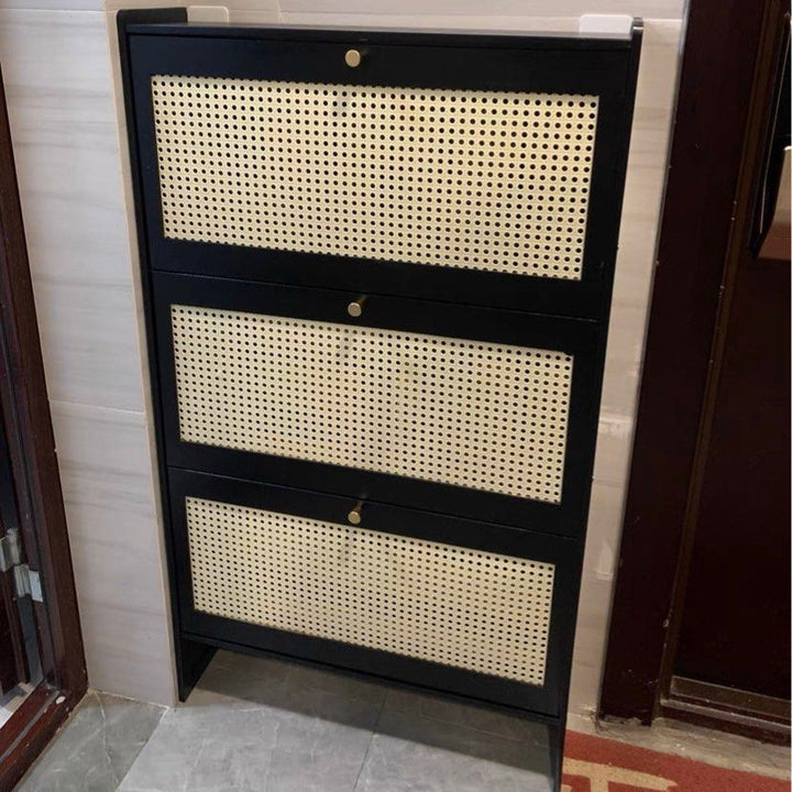 NAT Rustic Shoe Cabinet - Radical Homes Singapore