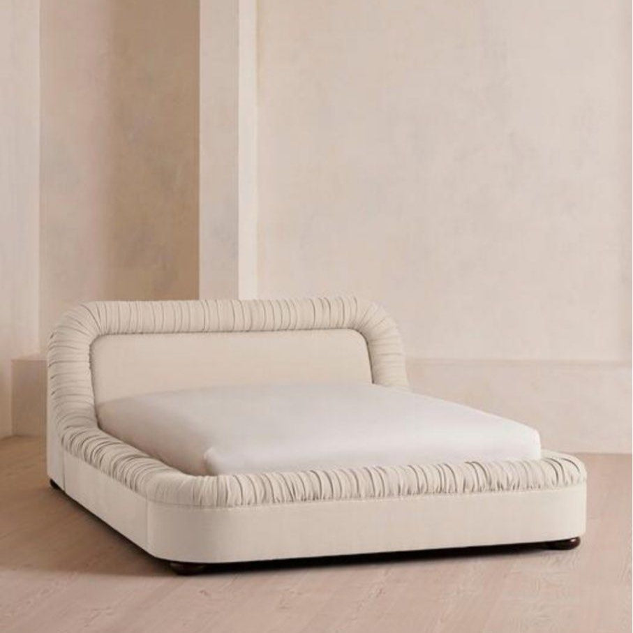 NATTE Modern Velvet Bedframe - Radical Homes Singapore