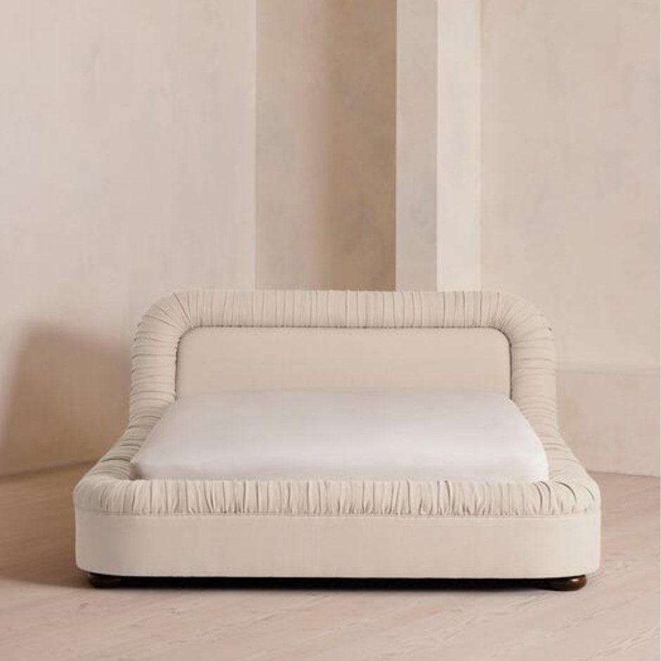 NATTE Modern Velvet Bedframe - Radical Homes Singapore