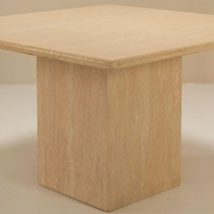 KIMBERLEY Modern Travertine Dining Table - Radical Homes Singapore