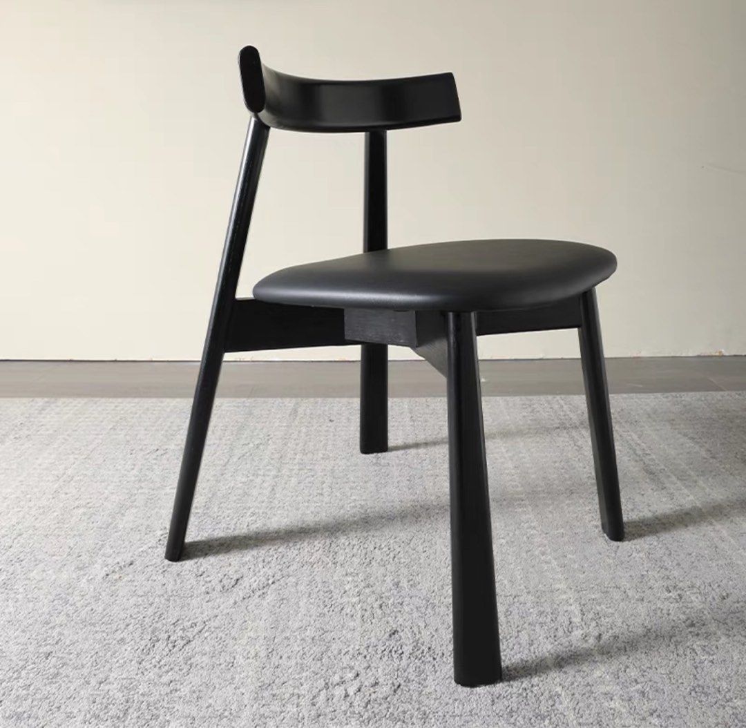 KORVAC Modern Leather Dining Chair - Radical Homes Singapore
