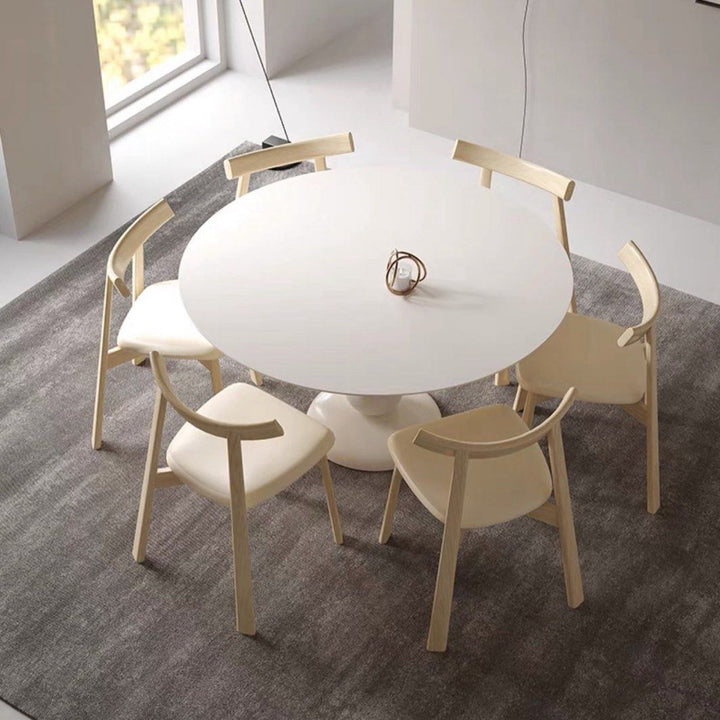 KORVAC Modern Leather Dining Chair - Radical Homes Singapore