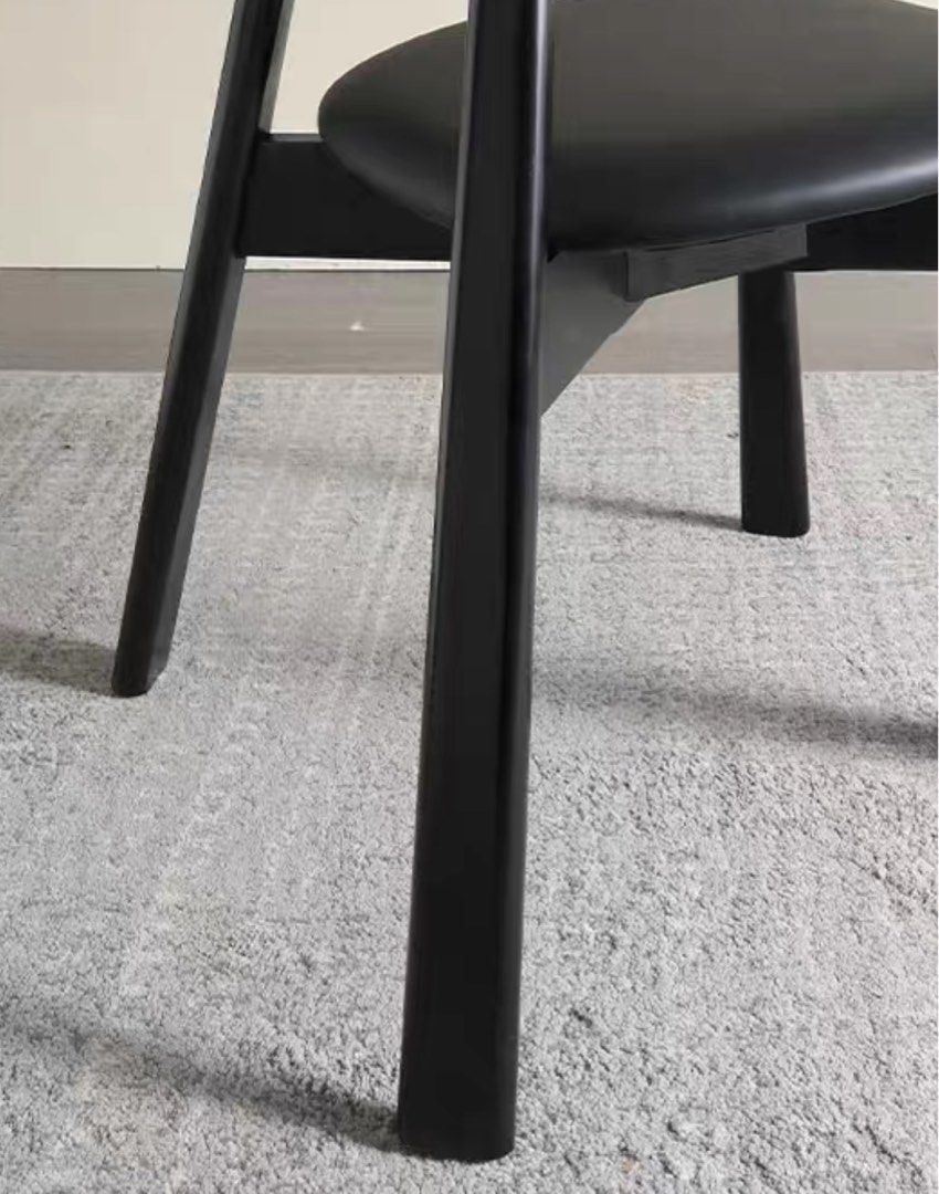 KORVAC Modern Leather Dining Chair - Radical Homes Singapore