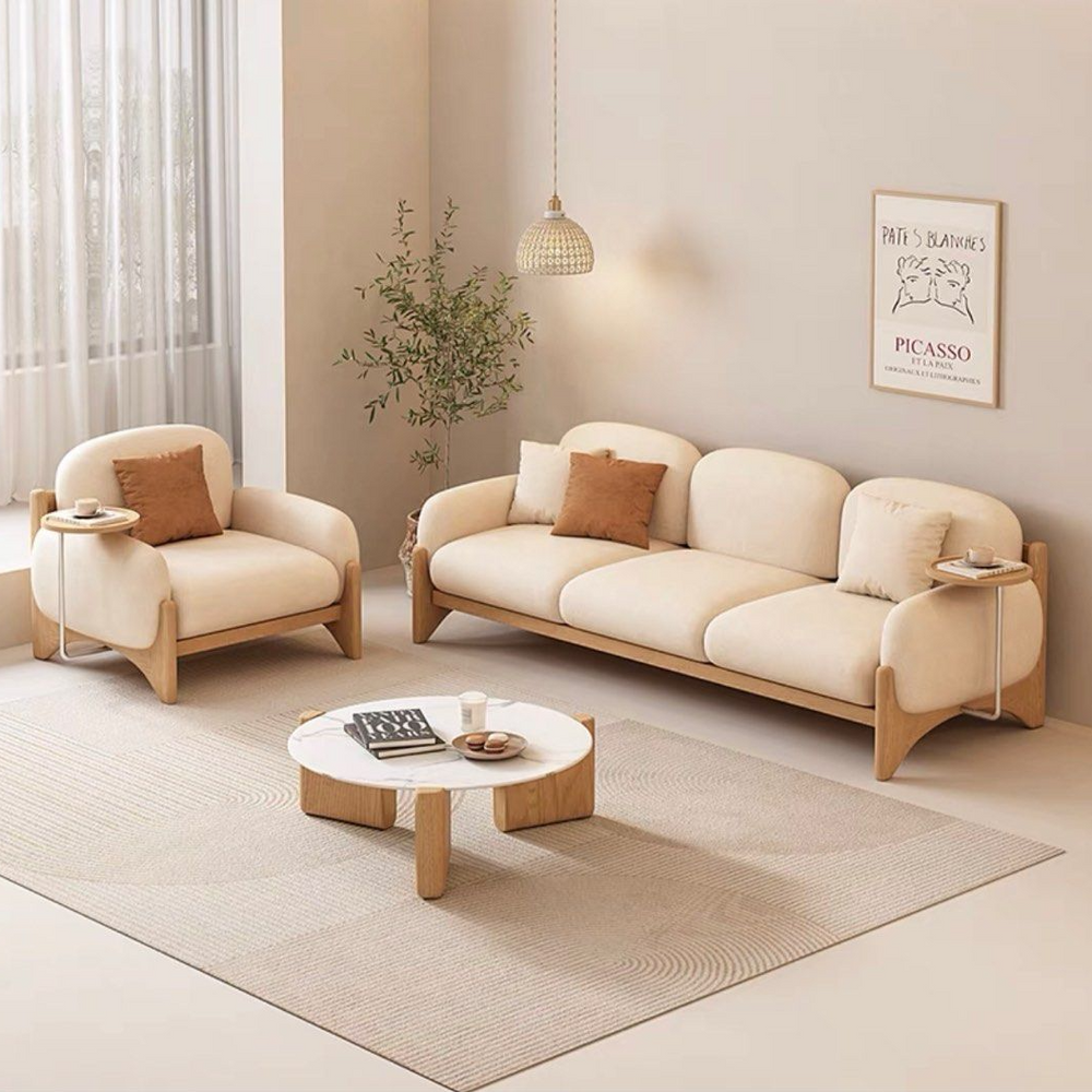 HAYAMI Japandi Boucle Sofa - Radical Homes Singapore