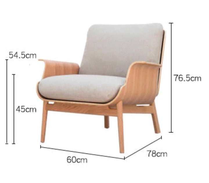 KASIA JANE Wide Armchair - Radical Homes Singapore
