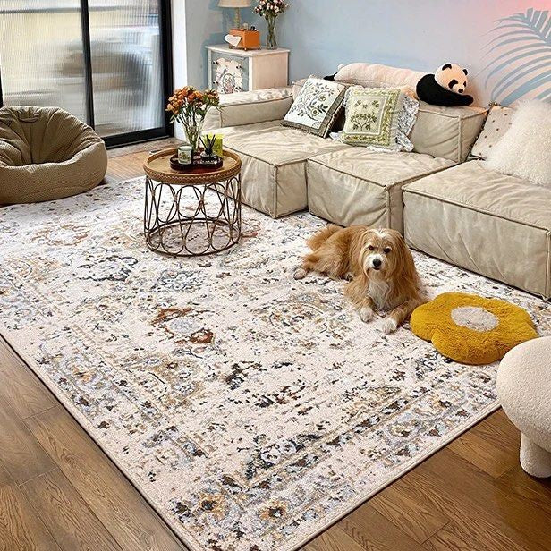LUCIO Floral Area Rug - Radical Homes Singapore