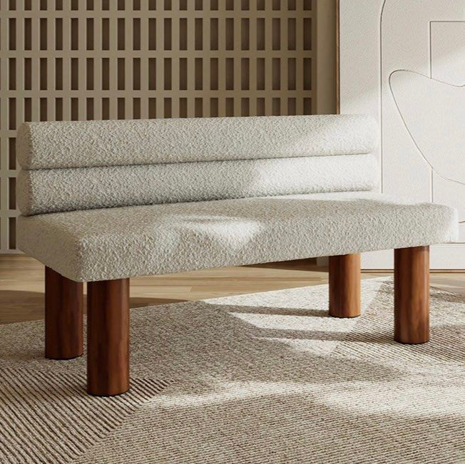 SHAYNE Modern Boucle Bench - Radical Homes Singapore