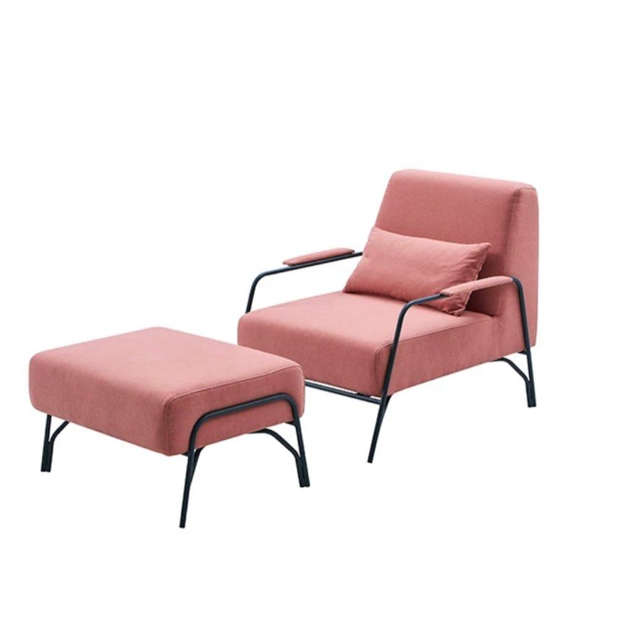 UZIO Modern Lounge Chair With Ottoman - Cassa Haus Singapore