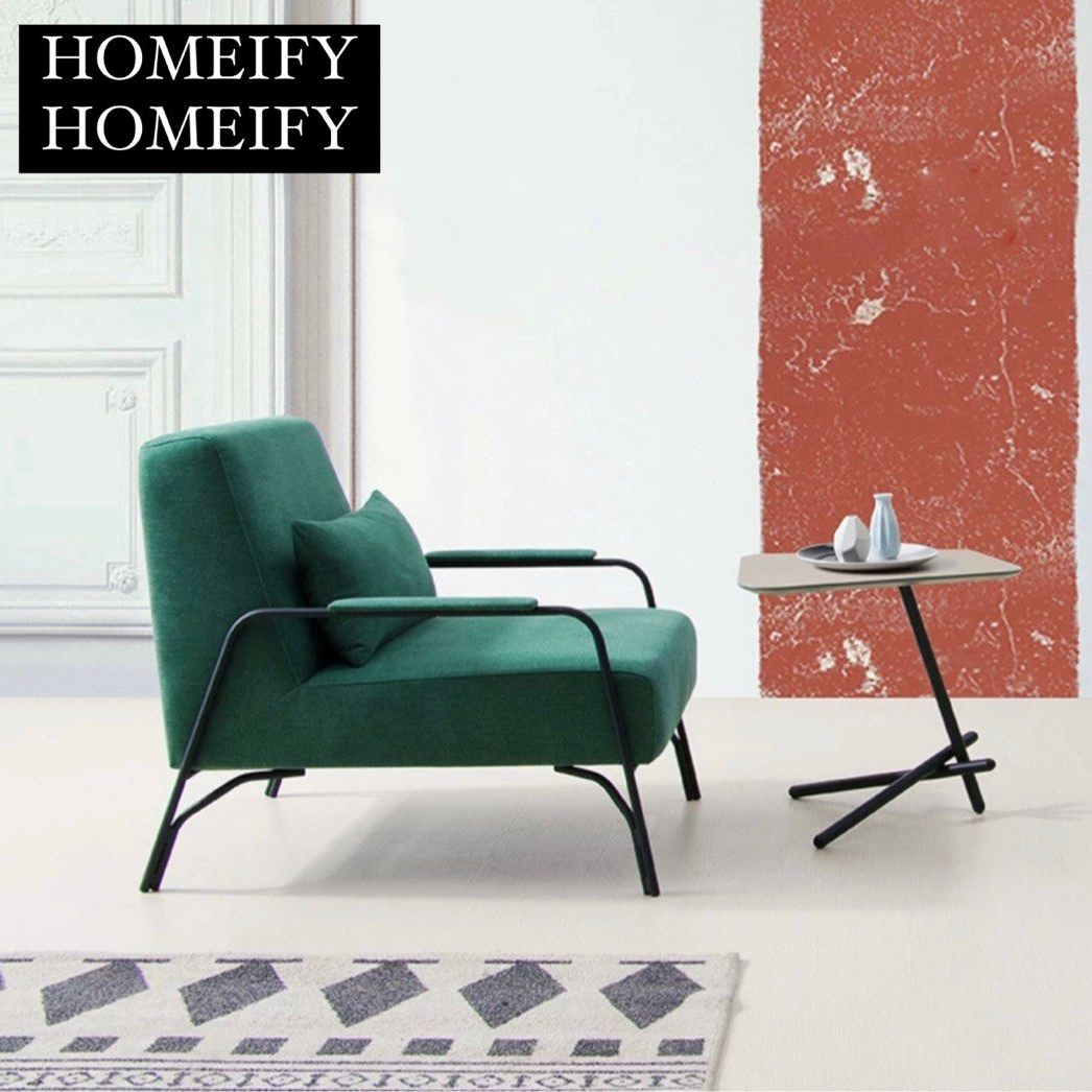 UZIO Modern Lounge Chair With Ottoman - Cassa Haus Singapore