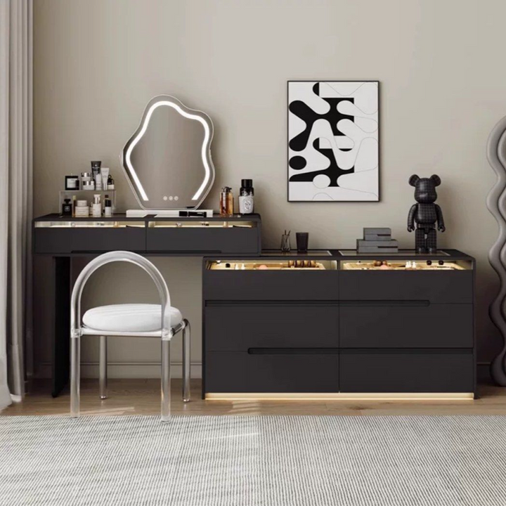 LUXEVRA Modern LED Vanity Table - Cassa Haus Singapore