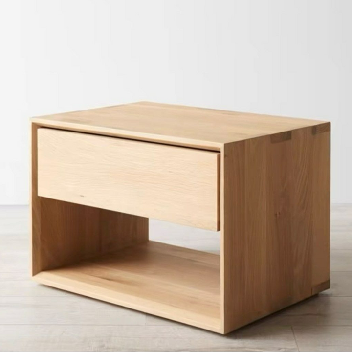IDAHO Modern Solid Wood Bedside Table - Radical Homes Singapore