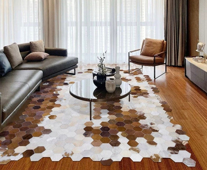 SMITH Modern Cowhide Rug - Radical Homes Singapore