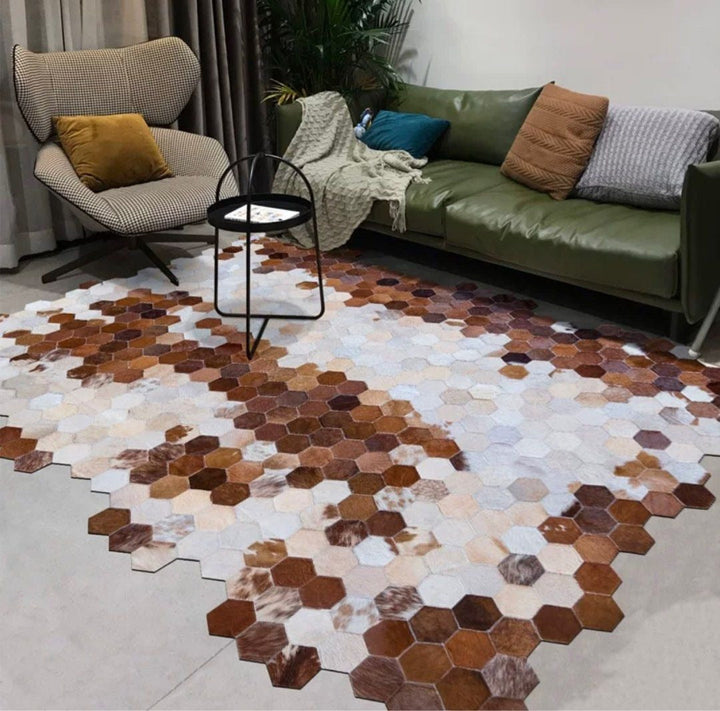 SMITH Modern Cowhide Rug - Radical Homes Singapore