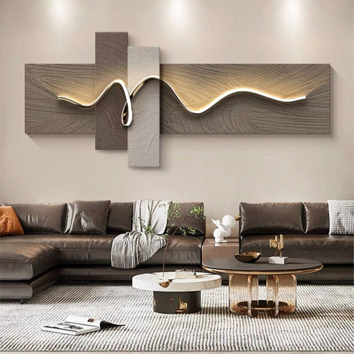 NUJI Modern Sandstone Wall Art - Radical Homes Singapore