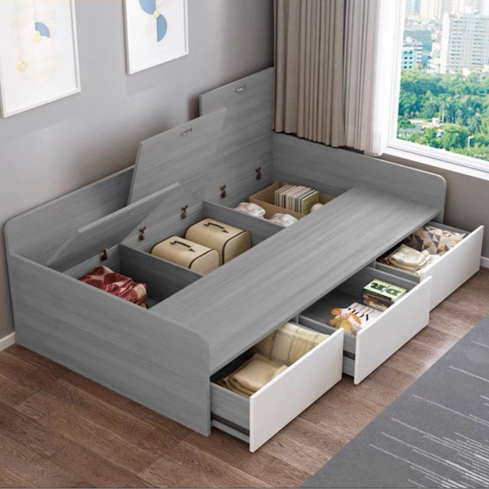OBYS Modern Storage Bed - Radical Homes Singapore