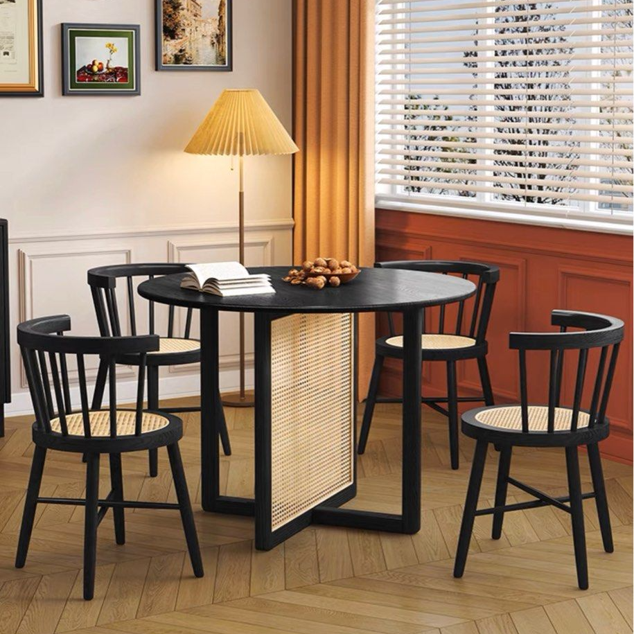 SHAW Japandi Round Dining Table - Radical Homes Singapore
