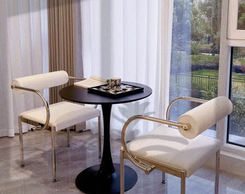 JANA Leather Luxury Dining Chairs - Radical Homes Singapore