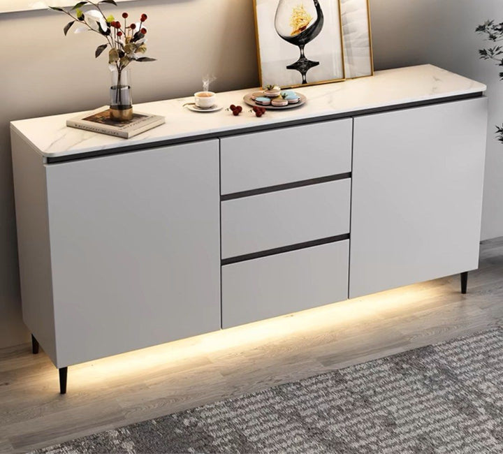 EDOARDO Modern LED Sideboard Cabinet - Radical Homes Singapore