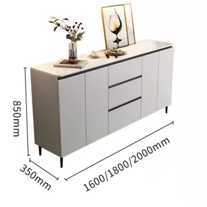 EDOARDO Modern LED Sideboard Cabinet - Radical Homes Singapore