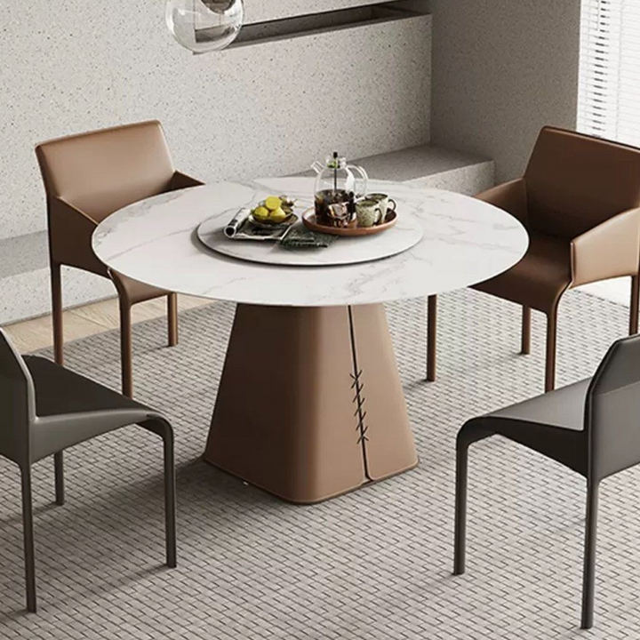 ROBINSON Modern Sintered Stone Dining Table - Radical Homes Singapore