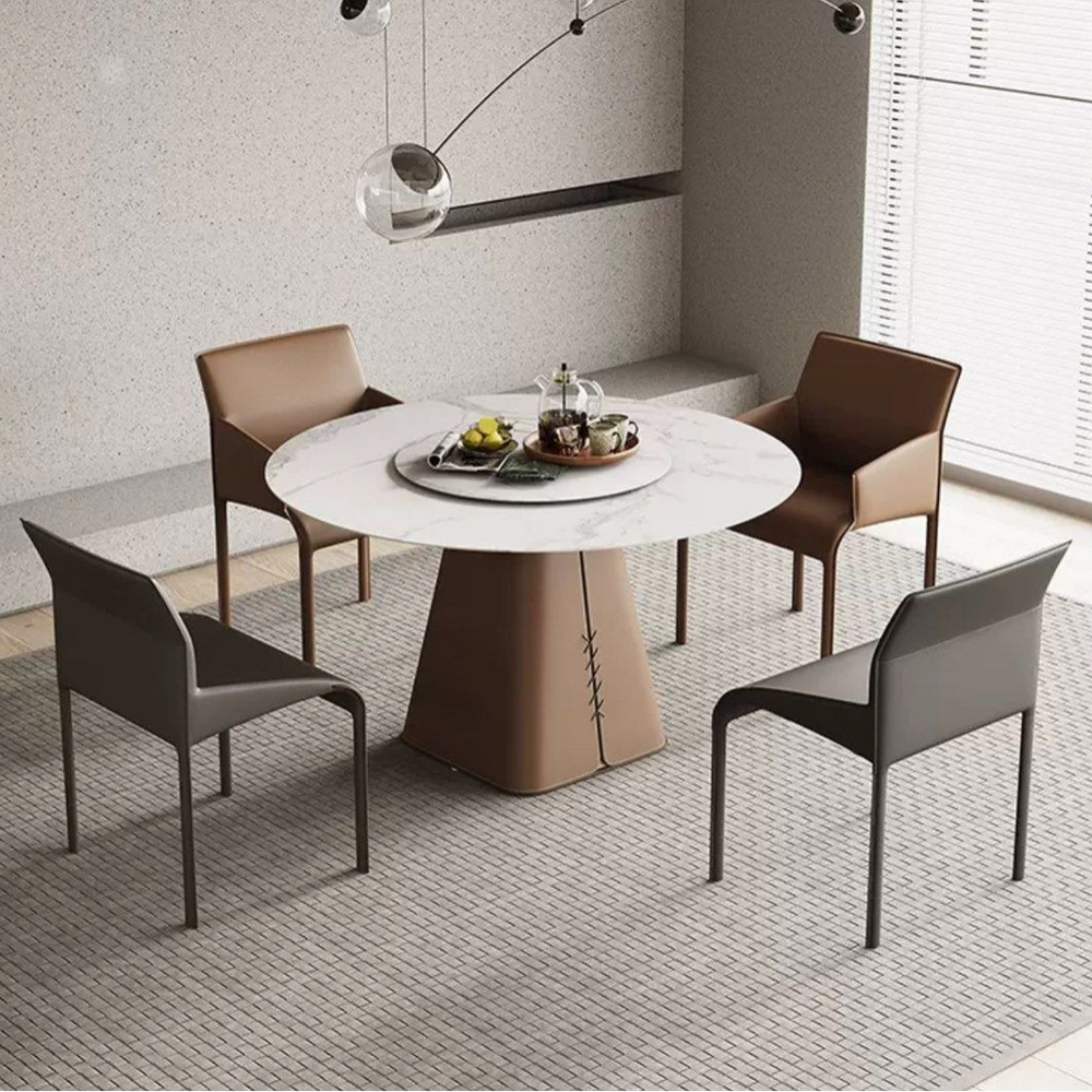 ROBINSON Modern Sintered Stone Dining Table - Radical Homes Singapore