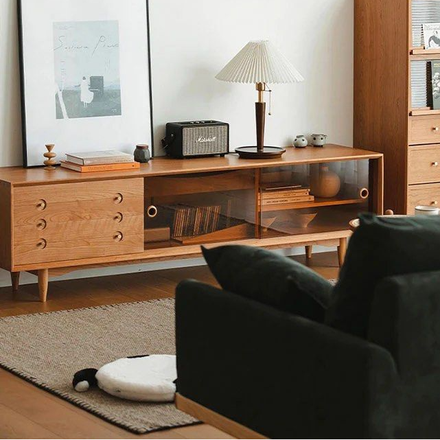 TARKIN Solid Wood TV Console - Radical Homes Singapore