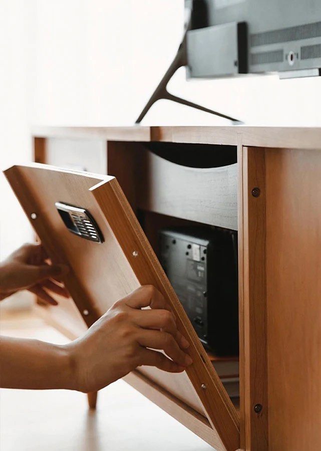 TARKIN Solid Wood TV Console - Radical Homes Singapore