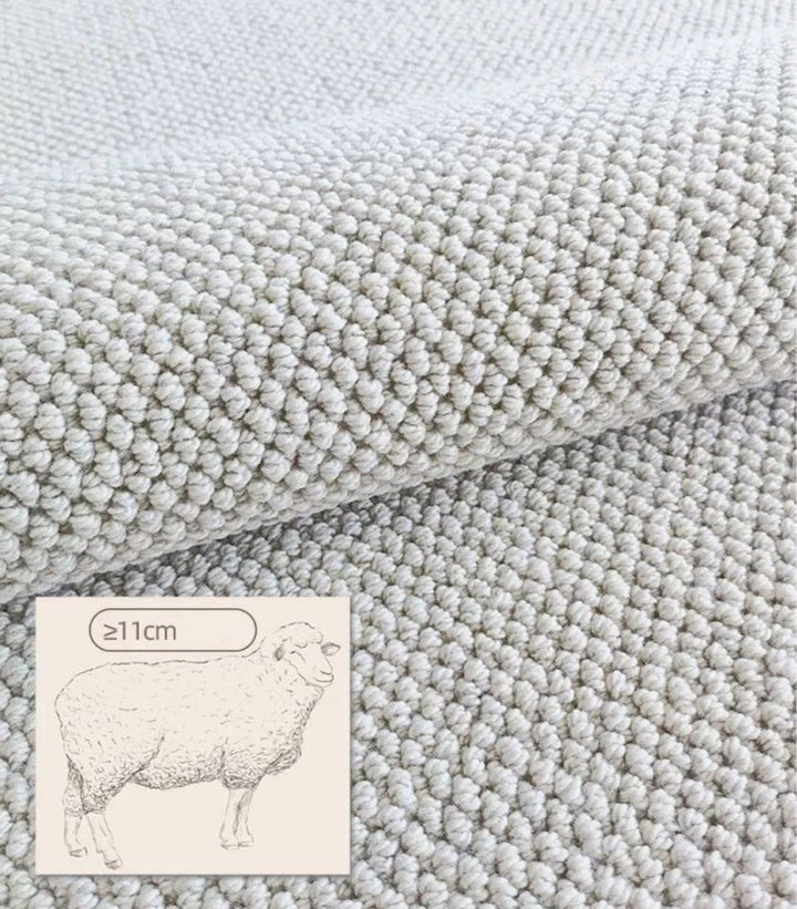 SORIELVA Minimalist Wool Rug Rug - Cassa Haus Singapore