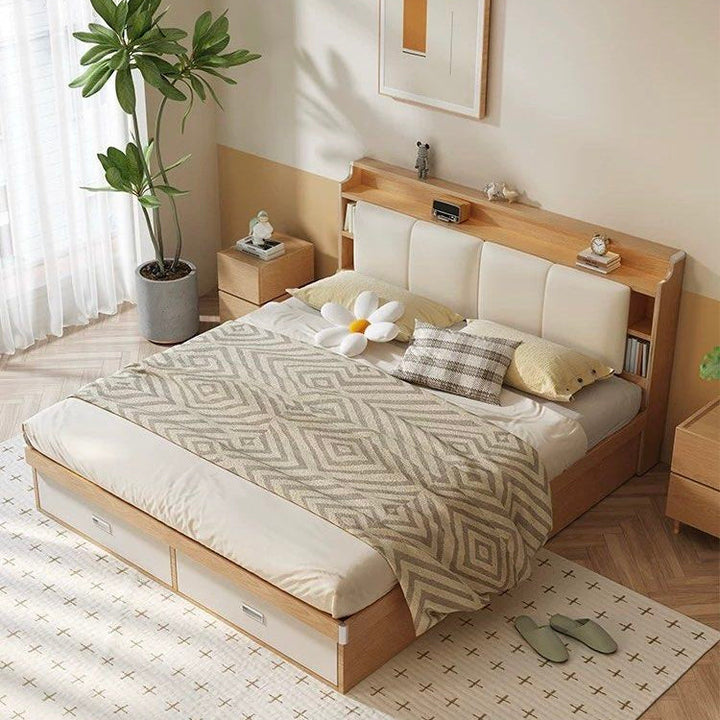 ONITE Japandi Storage Bedframe - Radical Homes Singapore