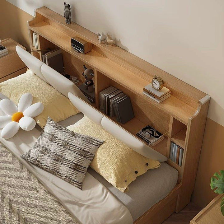 ONITE Japandi Storage Bedframe - Radical Homes Singapore