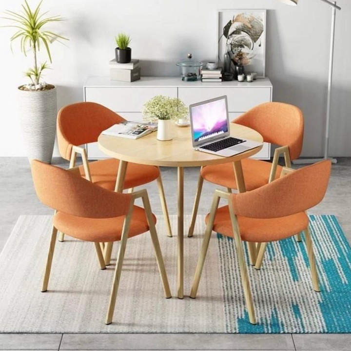 OPHELIA Round Dining Table Set - Radical Homes Singapore