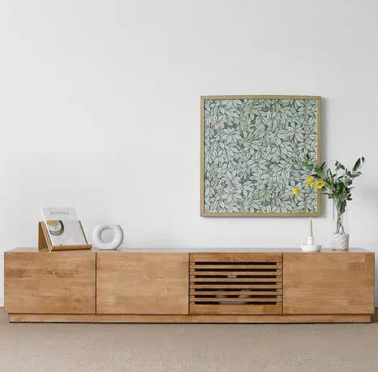 QAVENRO Modern Solid Wood TV Console - Cassa Haus Singapore
