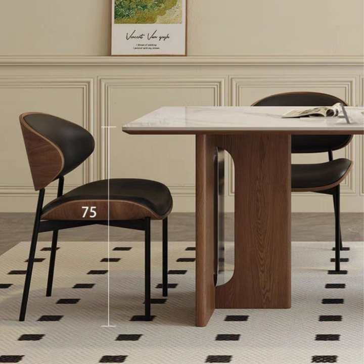 NICKO Modern Sintered Stone Dining Table - Radical Homes Singapore