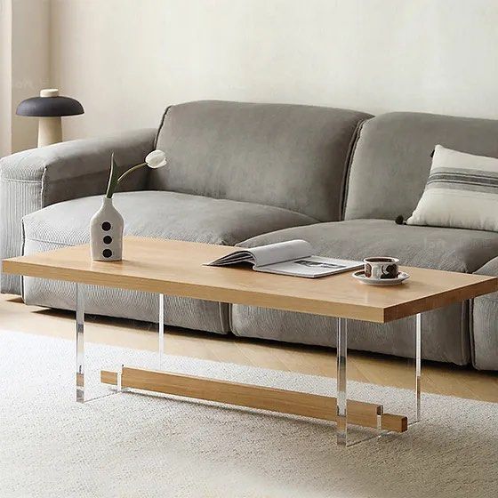 LINNEA Scandinavian Wood Coffee Table - Cassa Haus Singapore